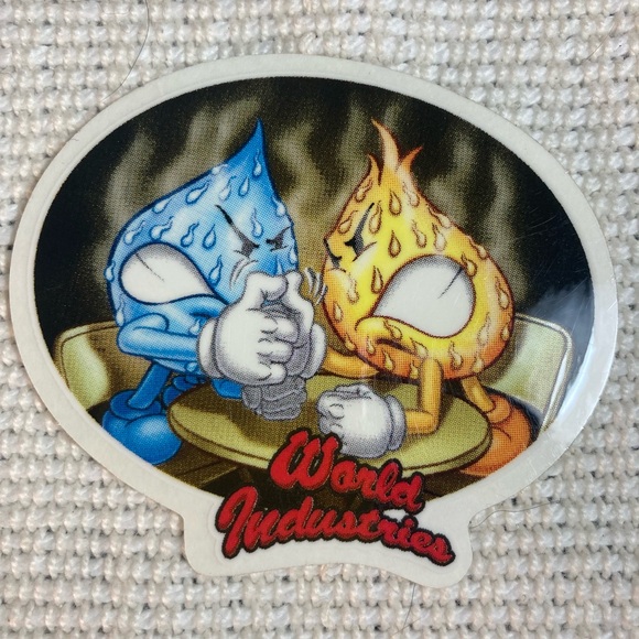 World Industries Skateboards - Vintage Sticker - Picture 1 of 2